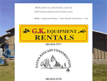 Tablet Screenshot of gkrentals.com